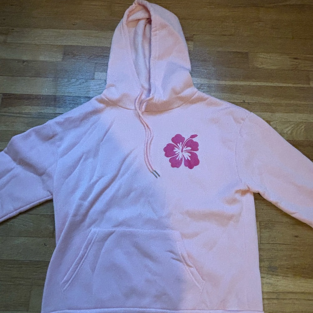 Amazon Pink Floral Sweatshirt Hoodie